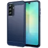 Phonesta Carbon Silikon Back Cover Hülle für Samsung Galaxy A26 - Blau