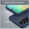 Phonesta Carbon Silikon Back Cover Hülle für Samsung Galaxy A26 - Blau 7