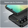 Phonesta Carbon Silikon Back Cover Hülle für Samsung Galaxy A26 - Schwarz 7