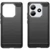 Phonesta Carbon Silikon Back Cover Hülle für Xiaomi Redmi Note 14 5G - Schwarz 2