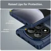 Phonesta Carbon Silikon Back Cover Hülle für Xiaomi Redmi Note 14 Pro 4G - Blau 6
