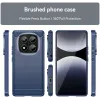 Phonesta Carbon Silikon Back Cover Hülle für Xiaomi Redmi Note 14 Pro 4G - Blau 8