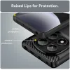 Phonesta Carbon Silikon Back Cover Hülle für Xiaomi Redmi Note 14 Pro 4G - Schwarz 6