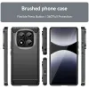 Phonesta Carbon Silikon Back Cover Hülle für Xiaomi Redmi Note 14 Pro 4G - Schwarz 8