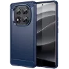 Phonesta Carbon Silikon Back Cover Hülle für Xiaomi Redmi Note 14 Pro 5G / Xiaomi Poco X7 - Blau