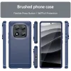 Phonesta Carbon Silikon Back Cover Hülle für Xiaomi Redmi Note 14 Pro 5G / Xiaomi Poco X7 - Blau 3