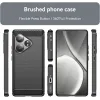 Phonesta Carbon Silikon Back Cover Hülle für Realme GT 6 - Schwarz 2
