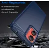 Phonesta Carbon Silikon Back Cover Hülle für Motorola Moto G35 - Blau 3