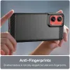 Phonesta Carbon Silikon Back Cover Hülle für Motorola Moto G35 - Schwarz 5