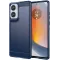 Phonesta Carbon Silikon Back Cover Hülle für Motorola Moto G85 - Blau