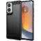 Phonesta Carbon Silikon Back Cover Hülle für Motorola Moto G85 - Schwarz