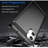 Phonesta Carbon Silikon Back Cover Hülle für Samsung Galaxy A06 4G - Schwarz 3