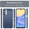Phonesta Carbon Silikon Back Cover Hülle für Samsung Galaxy A16 - Blau 2