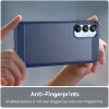 Phonesta Carbon Silikon Back Cover Hülle für Samsung Galaxy A16 - Blau 5