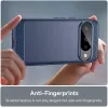 Phonesta Carbon Silikon Back Cover Hülle für Google Pixel 10 / 10 Pro - Blau 5
