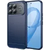 Phonesta Carbon Silikon Back Cover Hülle für Xiaomi Poco F8 Ultra - Blau