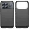 Phonesta Carbon Silikon Back Cover Hülle für Xiaomi Poco F8 Ultra - Schwarz 2