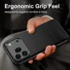 Phonesta Carbon Silikon Back Cover Hülle für HONOR 600/600 Pro - Schwarz 1