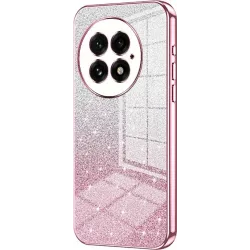 Phonesta Crystal Sparkle Silikon Back Cover Hülle für OnePlus 13 - Rosa