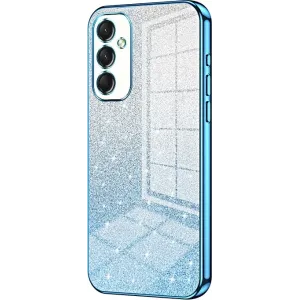 Phonesta Crystal Sparkle Silikon Back Cover Hülle für Samsung Galaxy A16 - Blau