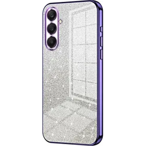 Phonesta Crystal Sparkle Silikon Back Cover Hülle für Samsung Galaxy A26 - Lila