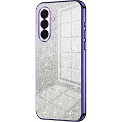 Phonesta Crystal Sparkle Silikon Back Cover Hülle für Samsung Galaxy A36 - Lila