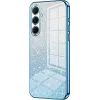 Phonesta Crystal Sparkle Silikon Back Cover Hülle für Samsung Galaxy A56 - Blau