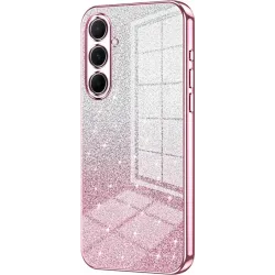 Phonesta Crystal Sparkle Silikon Back Cover Hülle für Samsung Galaxy A56 - Rosa