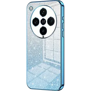 Phonesta Crystal Sparkle Silikon Back Cover Hülle für Oppo Find X8 Pro - Blau