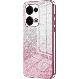 Phonesta Crystal Sparkle Silikon Back Cover Hülle für Oppo Reno13 - Rosa