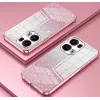 Phonesta Crystal Sparkle Silikon Back Cover Hülle für Oppo Reno13 Pro - Rosa 2