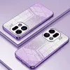 Phonesta Crystal Sparkle Silikon Back Cover Hülle für Oppo Find X9 Pro - Lila 2