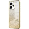 Phonesta Crystal Sparkle Silikon Back Cover Hülle für Oppo Reno15 - Gold