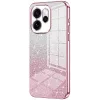 Phonesta Crystal Sparkle Silikon Back Cover Hülle für Oppo Reno15 - Rosa