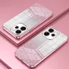 Phonesta Crystal Sparkle Silikon Back Cover Hülle für Oppo Reno15 Pro - Rosa 2