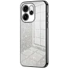 Phonesta Crystal Sparkle Silikon Back Cover Hülle für Oppo Reno15 Pro - Schwarz