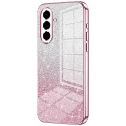 Phonesta Crystal Sparkle Silikon Back Cover Hülle für Samsung Galaxy A57 - Rosa