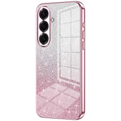 Phonesta Crystal Sparkle Silikon Back Cover Hülle für Samsung Galaxy S26 Plus - Rosa