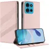 Phonesta Embossed Lines Book Wallet Klapphülle für Motorola Moto G75 - Rosa 2