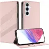 Phonesta Embossed Lines Book Wallet Klapphülle für Samsung Galaxy A26 - Rosa 2