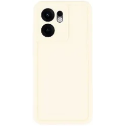Phonesta Grooved Silikon Back Cover Hülle für Oppo Reno13 F 4G/5G / Reno13 FS 5G - Beige