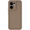 Phonesta Grooved Silikon Back Cover Hülle für Oppo Reno13 F 4G/5G / Reno13 FS 5G - Braun