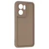 Phonesta Grooved Silikon Back Cover Hülle für Oppo Reno13 F 4G/5G / Reno13 FS 5G - Braun 3