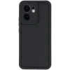 Phonesta Grooved Silikon Back Cover Hülle für Oppo Reno13 F 4G/5G / Reno13 FS 5G - Schwarz