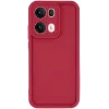 Phonesta Grooved Silikon Back Cover Hülle für Oppo Reno13 Pro - Rot