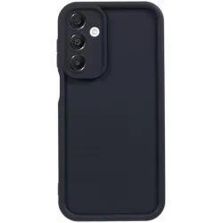 Phonesta Grooved Silikon Back Cover Hülle für Samsung Galaxy A16 - Schwarz