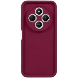 Phonesta Grooved Silikon Back Cover Hülle für Xiaomi Redmi 14C / Xiaomi Poco C75 - Rot
