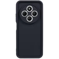 Phonesta Grooved Silikon Back Cover Hülle für Xiaomi Redmi 14C / Xiaomi Poco C75 - Schwarz