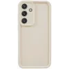 Phonesta Grooved Silikon Back Cover Hülle für Samsung Galaxy S25 - Beige