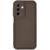 Phonesta Grooved Silikon Back Cover Hülle für Samsung Galaxy A26 - Braun